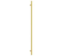 vidaXL Tiradores para armarios 20 uds acero inoxidable dorado 480 mm