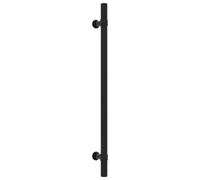 vidaXL Tiradores para Armarios 20 uds, Tiradores de Barra en T, Tiradores de Puerta Cajón, Accesorios para Muebles, Acero Inoxidable Negro 224 mm