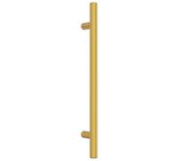 vidaXL Tiradores para Armarios 20 uds, Tiradores de Barra en T, Tiradores de Puerta Cajón, Accesorios para Muebles, Acero Inoxidable Dorado 160 mm