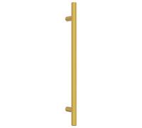 vidaXL Tiradores para Armarios 20 uds, Tiradores de Barra en T, Tiradores de Puerta Cajón, Accesorios para Muebles, Acero Inoxidable Dorado 192 mm