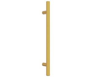vidaXL Tiradores para Armarios 20 uds, Tiradores de Barra en T, Tiradores de Puerta Cajón, Accesorios para Muebles, Acero Inoxidable Dorado 160 mm