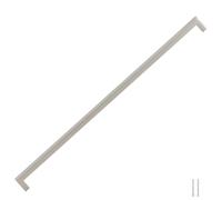 vidaXL Tiradores para Armarios 5 uds, Tiradores en Barra, Manijas de Cajones Muebles, Tiradores de Puerta Corredera, Acero Inoxidable Plateado 480 mm