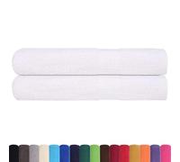 vidaXL Toallas 2 uds 100% algodón Blanco 100x200 cm 600 gsm
