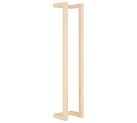 vidaXL Toallero Pared Colgante Baño Cocina Aseo Perchero Mueble Autoadhesivo Soporte Organizador Decoración de Madera Maciza de Pino