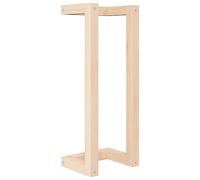 vidaXL Toallero Pared Colgante Baño Cocina Aseo Perchero Mueble Autoadhesivo Soporte Organizador Decoración de Madera Maciza de Pino