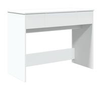 vidaXL Tocador con Espejo Blanco 100x45x76 cm, Mesa tocador, tocador de Maquillaje, Muebles de vestidor, Mesa de Maquillaje, Muebles de Dormitorio
