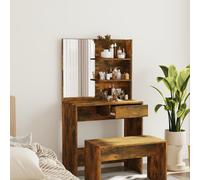 vidaXL Tocador con Espejo Mesa de Maquillaje Mueble de Vestidor Dormitorio
