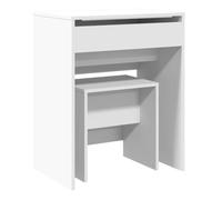 vidaXL Tocador con Taburete Blanco 60x40x113,5 cm, Mesa tocador, tocador, tocador de Dormitorio, Mesa de Maquillaje, Escritorio de Maquillaje