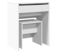 vidaXL Tocador con Taburete Blanco 60x40x113,5 cm, Mesa tocador, tocador, tocador de Dormitorio, Mesa de Maquillaje, Escritorio de Maquillaje
