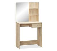 Vidaxl tocador de madera de ingeniería roble 75x40x141 cm