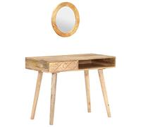 vidaXL - Tocador de Madera Maciza con Mango 100 x 50 x 76 cm