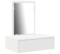 vidaXL Mesa tocador Colgante de Pared Blanca 60x40x70 cm