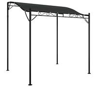 vidaXL Toldo Acero y Tela Gris Antracita 2x2,3 m 180 g/m², cenador, Carpa para Fiestas, cenador de Patio, cenador de jardín, cenador de Exterior
