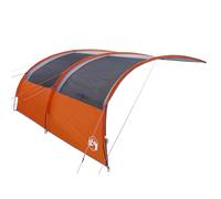 vidaXL Toldo Ajustable para Camping al Aire Libre - Gris y Naranja, Lona Impermeable Hacer Senderismo y Acampar. Este toldo portátil es Clave para Tus Aventuras, te da Refugio sin