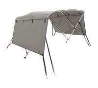 vidaXL Toldo Bimini 3 Arcos con Paredes Laterales 183x(137-152) x137 cm
