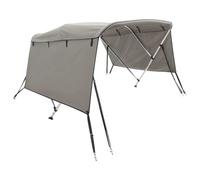 vidaXL Toldo Bimini 3 Arcos con Paredes Laterales 183x(170-182) x137 cm, toldo Bimini para Barco, toldo Bimini para Barco, toldo Bimini en Barco