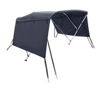 vidaXL Toldo Bimini 3 Arcos con Paredes Laterales 183x(185-198) x137 cm, toldo Bimini para Barco, toldo Bimini para Barco, toldo Bimini en Barco
