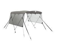 vidaXL Toldo Bimini 3 Arcos con Paredes Laterales de Malla, toldo Bimini para Barco, toldo Bimini para Barco, toldo Bimini en Barco, toldo Bimini