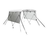 vidaXL Toldo Bimini 3 Arcos con Paredes Laterales de Malla, toldo Bimini para Barco, toldo Bimini para Barco, toldo Bimini en Barco, toldo Bimini