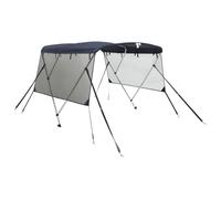 vidaXL Toldo Bimini 3 Arcos con Paredes Laterales de Malla, toldo Bimini para Barco, toldo Bimini para Barco, toldo Bimini en Barco, toldo Bimini