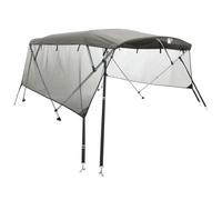 vidaXL Toldo Bimini 4 Arcos con Paredes Laterales de Malla, toldo Bimini para Barco, toldo Bimini para Barco, toldo Bimini en Barco, toldo Bimini