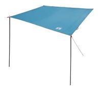 vidaXL Toldo de Camping Impermeable | Poliéster Azul Resistente 460 x 240 cm, ignífugo y aguanta el Viento Refugio al Aire Libre, Senderismo y Actividades. Equipo Minimalista y fácil