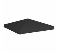 vidaXL Toldo de Cenador Cubierta Superior Techo Carpa Repuesto Protección Parasol Tienda Patio Jardín Exterior 270 g/m² 3x3 m Negro