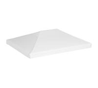 vidaXL Toldo de Cenador Cubierta Superior Techo Carpa Repuesto Protección Parasol Tienda Patio Jardín Exterior 270 g/m² 4x3 m Blanco
