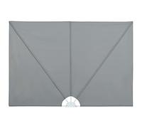 vidaXL Toldo de Terraza Lateral Plegable 240x160 cm Gris Patio Jardín Balcón