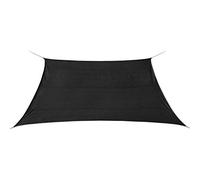 vidaXL Toldo de Vela Cuadrado de HDPE Gris Antracita 2x2 m Lona para Sombra