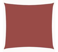 vidaXL Toldo de Vela Cuadrado de Tela Oxford Terracota 2x2 m Lona para Sombra