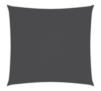 vidaXL Toldo de Vela Cuadrado de Tela Oxford Gris 2x2 m Lona para Sombra Patio