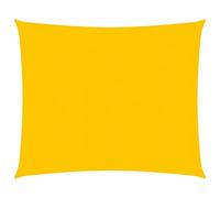 vidaXL Toldo de Vela Cuadrado HDPE Amarillo 160 g/m² 5x5 m, toldo de Vela Forma Trapecio, Vela de Sombra Solar, Vela de jardín, Vela de Sombra de Sol