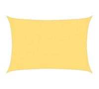 vidaXL Toldo de Vela Parasol Lona Protector Solar Persianas Sombra de Patio Jardín Terraza Balcón Parque Exterior HDPE Beige 160 g/m² 2,5x3,5 m