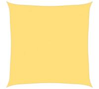 vidaXL Toldo de Vela Parasol Lona Protector Solar Persianas Sombra de Patio Jardín Terraza Balcón Parque Exterior HDPE Beige 160 g/m² 7x7 m