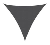 vidaXL Toldo de Vela Parasol Lona Protector Solar Sombra Patio Jardín Terraza Balcón Parque Exterior Triangular de Tela Oxford Antracita 4,5x4,5x4,5 m