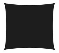 vidaXL Toldo de Vela Parasol Lona Protector Solar Sombra Patio Jardín Terraza Balcón Parque Exterior Cuadrado de Tela Oxford Negro 2x2 m