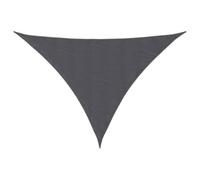 vidaXL Toldo de Vela Parasol Lona Protector Solar Sombra Patio Jardín Terraza Balcón Parque Exterior Triangular de Tela Oxford Gris Antracita 3x4x4 m