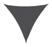 vidaXL Toldo de Vela Parasol Lona Protector Solar Sombra Patio Jardín Terraza Balcón Parque Exterior Triangular de Tela Oxford Antracita 4,5x4,5x4,5 m