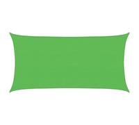 vidaXL Toldo de Vela Parasol Lona Protector Solar Sombra Patio Jardín Terraza Balcón Parque Infantil Exterior HDPE Verde Claro 160 g/m² 2,5x4,5 m