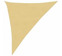 vidaXL Toldo de Vela poliéster Oxford 100% Arena 3x4x5 m