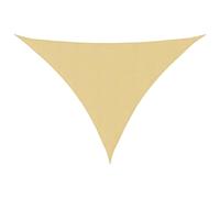 vidaXL Toldo de Vela poliéster Oxford 100% Arena 4x4x5,8 m