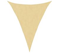 vidaXL Toldo de Vela poliéster Oxford 100% Arena 4x5x5 m