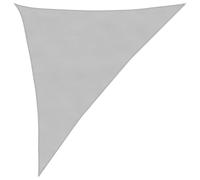 vidaXL Toldo de Vela poliéster Oxford 100% Gris Claro 3x4x5 m