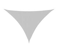 vidaXL Toldo de Vela poliéster Oxford 100% Gris Claro 4x4x5,8 m