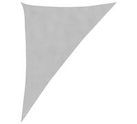 vidaXL Toldo de Vela poliéster Oxford 100% Gris Claro 4x5x6,4 m