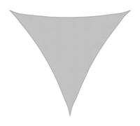vidaXL Toldo de Vela poliéster Oxford 100% Gris Claro 6x6x6 m