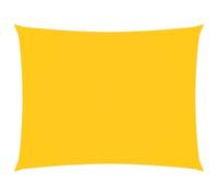 vidaXL Toldo de Vela Rectangular de Tela Oxford Amarillo 2,5x3,5 m, Vela Parasol, Lona Vela Solar, Protector Solar, Velas Parasol, Lona Vela Solar