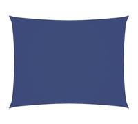 vidaXL Toldo de Vela Rectangular de Tela Oxford Azul 6x8 m, Vela Parasol, Lona Vela Solar, Protector Solar, Velas Parasol, Lona Vela Solar