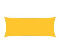 vidaXL Toldo de Vela Rectangular HDPE Amarillo 160 g/m² 2x4,5 m, Vela de Sombra de Sol, Vela de Sombra, toldo de Patio, Vela de Sombra Solar